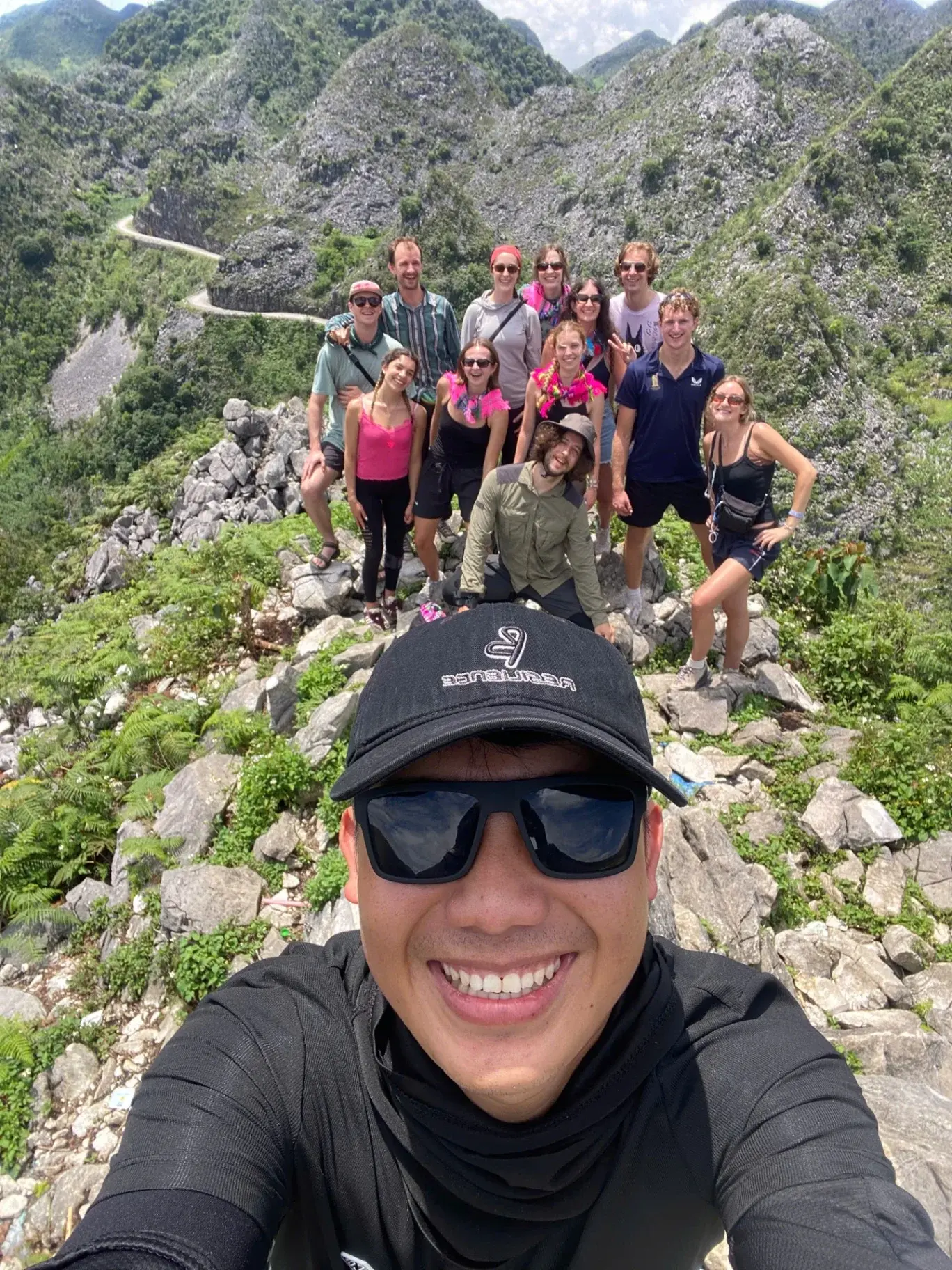 Nexus group safely reaching a Ha Giang summit
